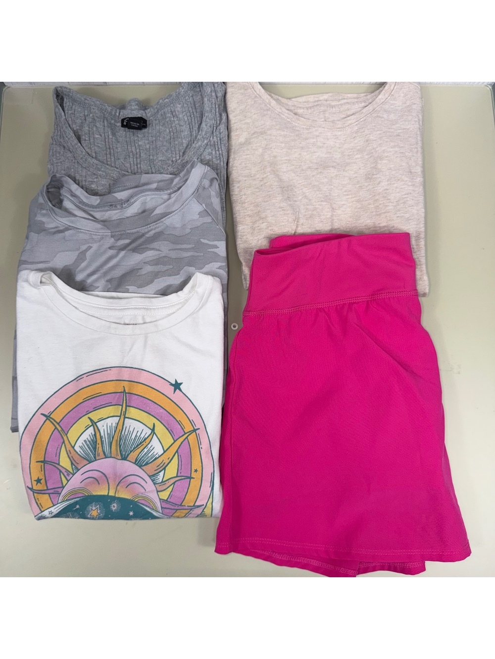 Girls 10/12 Clothing Lot Reebok Old Navy Art Class 6 Pc